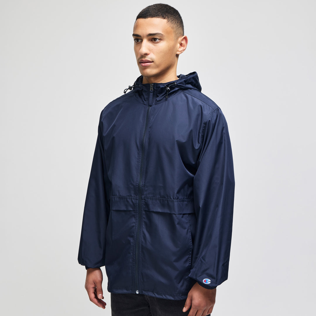 Champion The Champion Full Zip Anorak Jacket | Adults Navy Outerwear