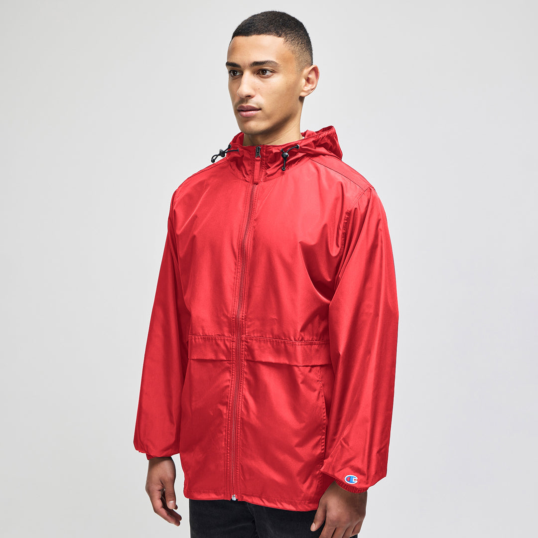 Champion The Champion Full Zip Anorak Jacket | Adults Scarlet Outerwear