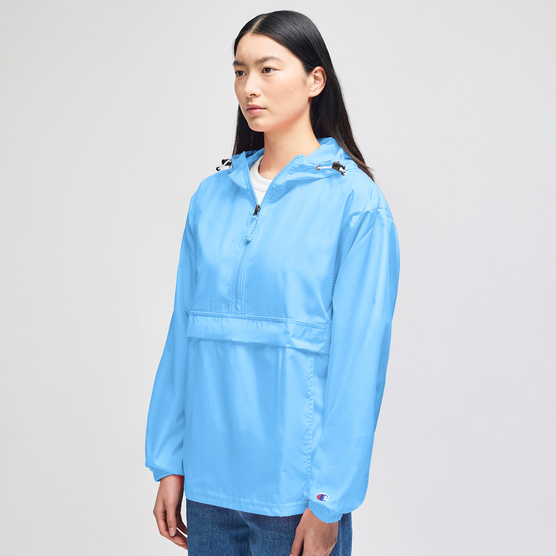 Champion The Champion Packable Anorak Jacket | Adults Light Blue Outerwear