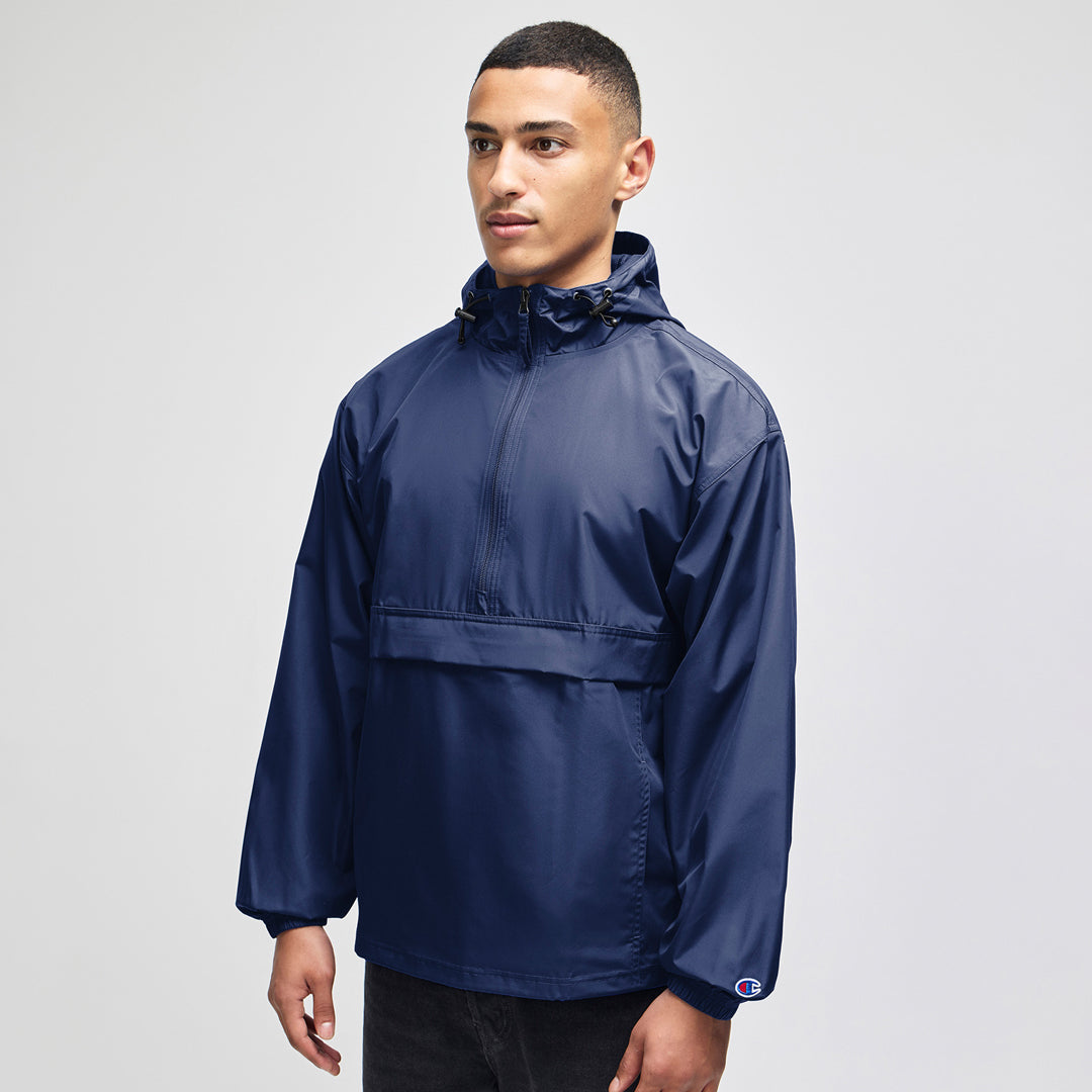 Champion The Champion Packable Anorak Jacket | Adults Navy Outerwear