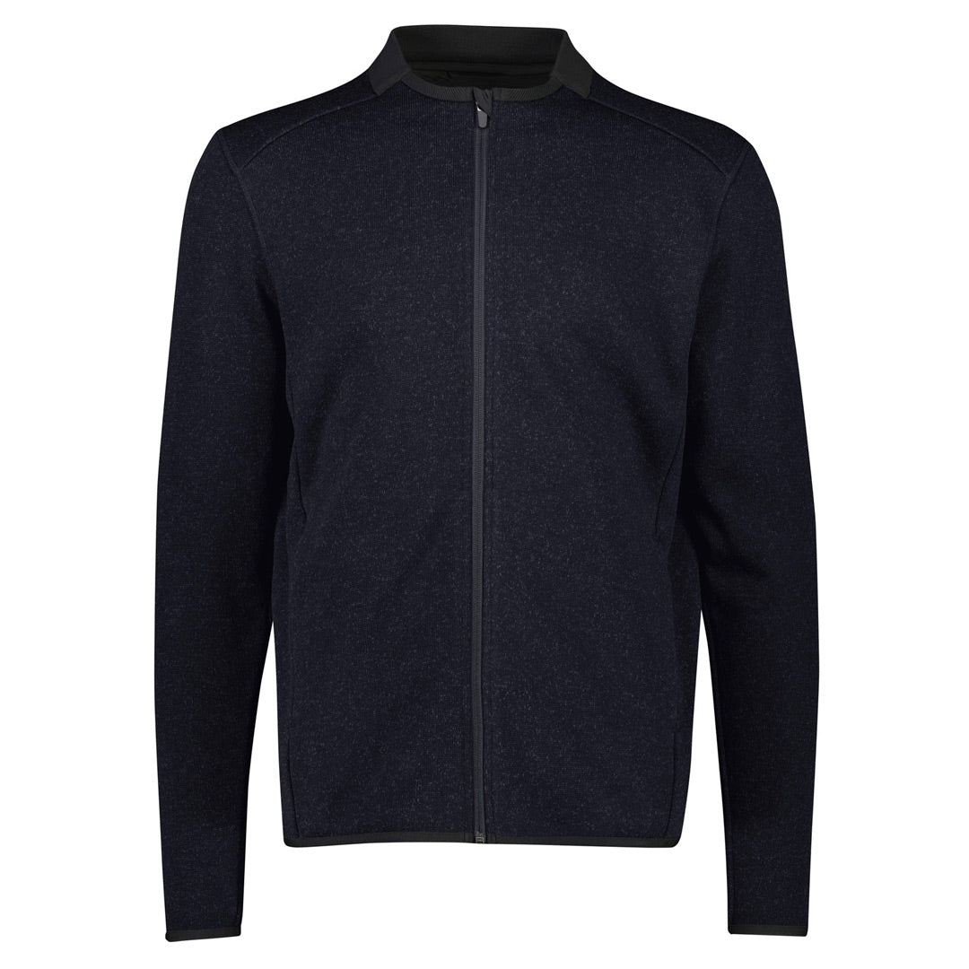 Biz Care The Nova Knit Jacket | Mens Navy Marle Coats & Jackets
