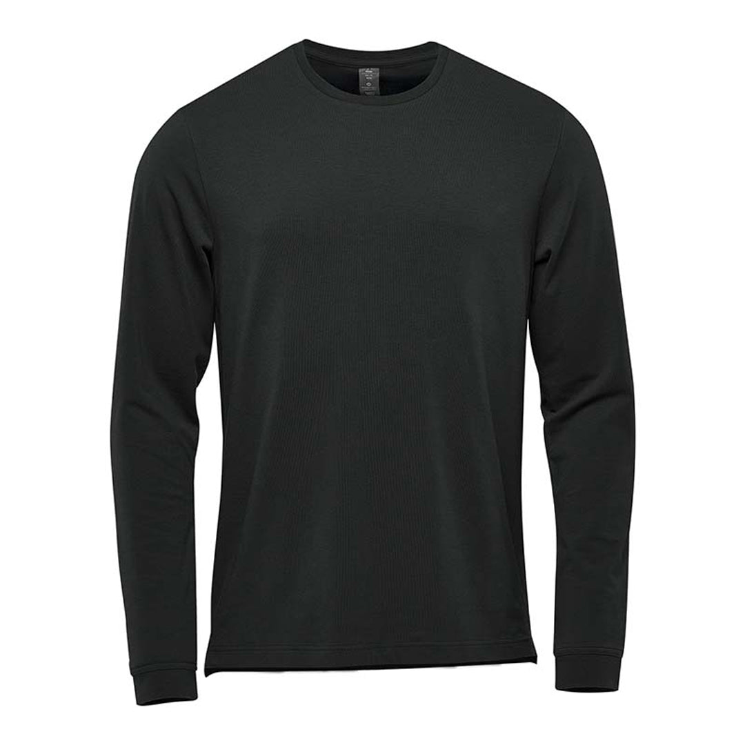 Stormtech The Montebello Tee | Long Sleeve | Mens Black Shirts & Tops