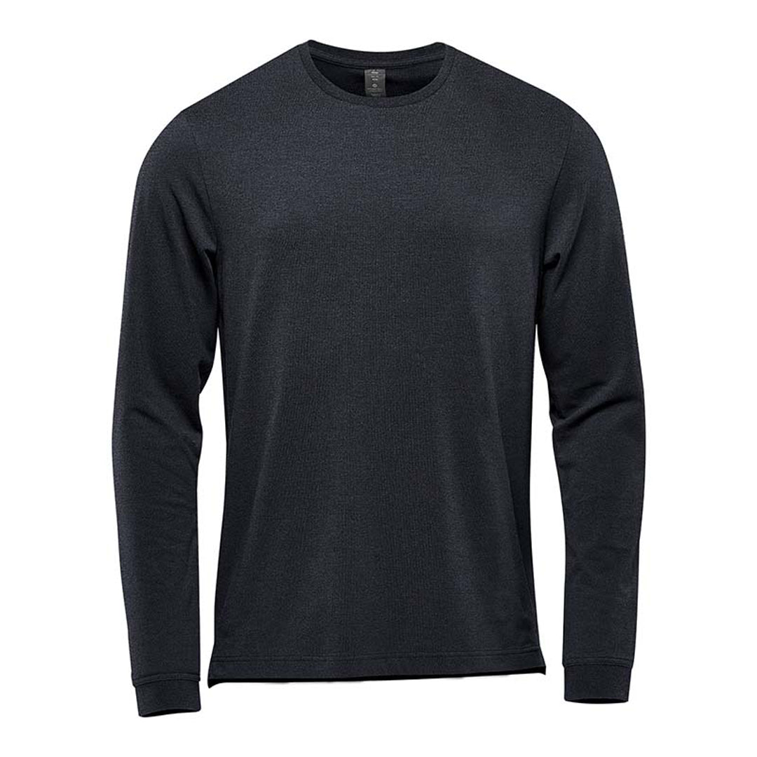 Stormtech The Montebello Tee | Long Sleeve | Mens Charcoal Marle Shirts & Tops