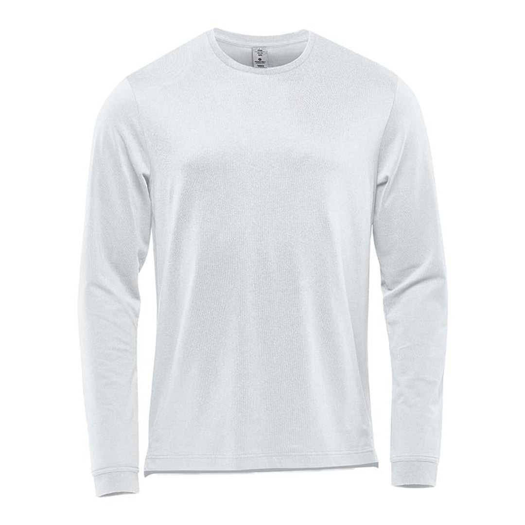 Stormtech The Montebello Tee | Long Sleeve | Mens White Shirts & Tops