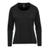 Stormtech The Montebello Tee | Long Sleeve | Ladies Black Shirts & Tops