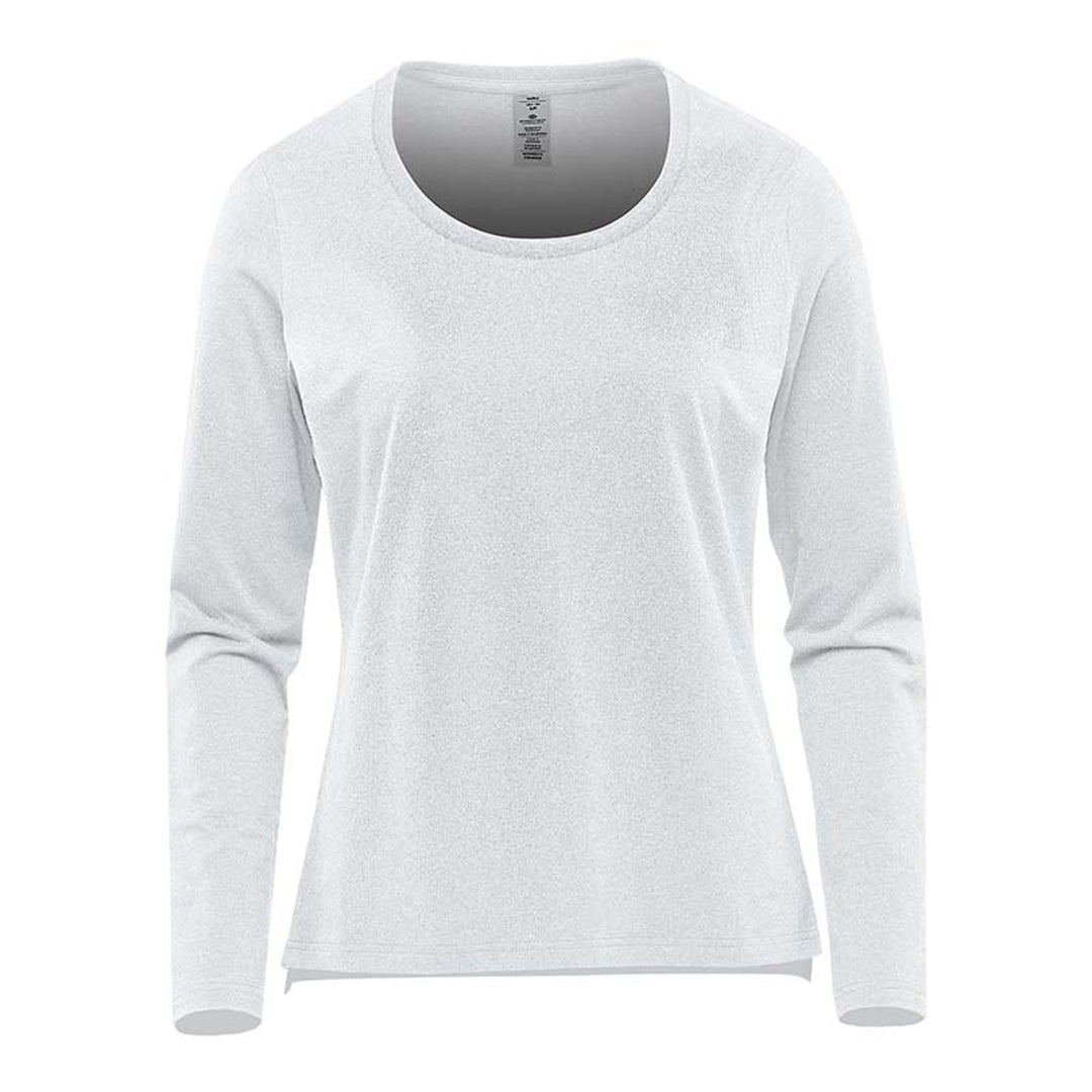 Stormtech The Montebello Tee | Long Sleeve | Ladies White Shirts & Tops