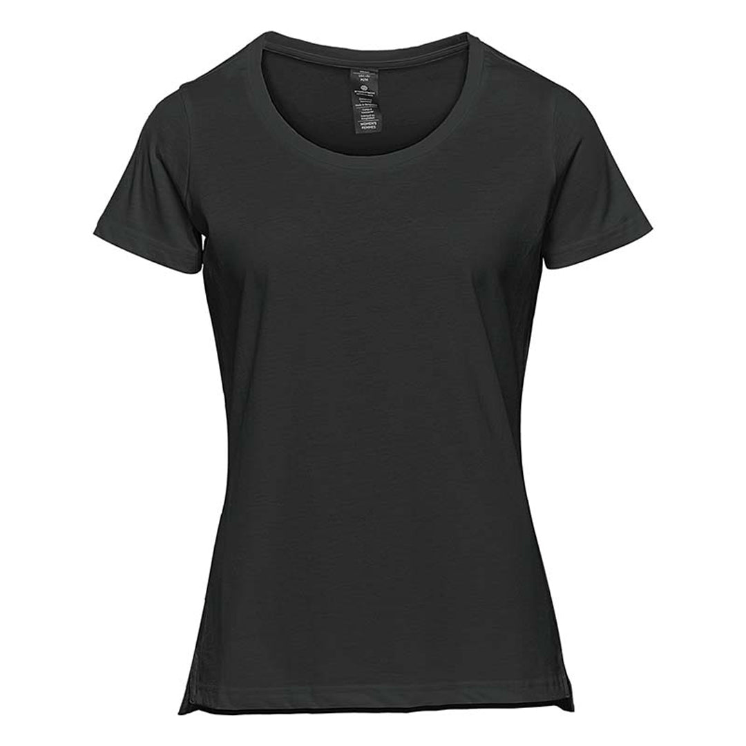 Stormtech The Equinox Tee | Short Sleeve | Ladies Black Shirts & Tops