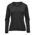 Stormtech The Equinox Tee | Long Sleeve | Ladies Black Shirts & Tops