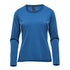 Stormtech The Equinox Tee | Long Sleeve | Ladies Steel Blue Shirts & Tops