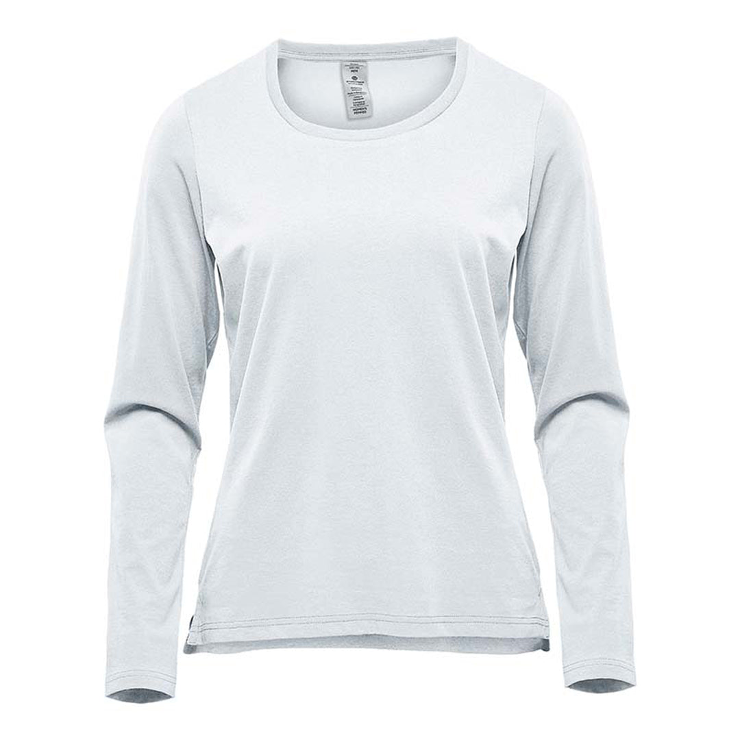 Stormtech The Equinox Tee | Long Sleeve | Ladies White Shirts & Tops