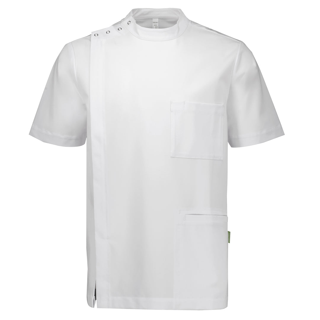 Biz Care The Essence Pharmacy Jacket | Mens White Scrubs