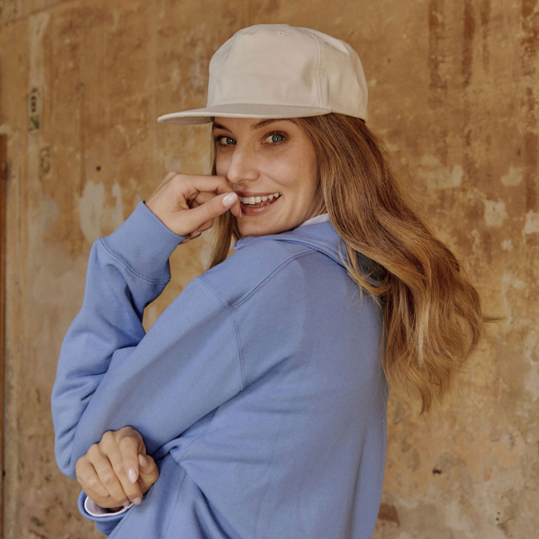 Atlantis Headwear The Cruz Organic Cotton Flat Peak Cap | Atlantis Headwear