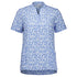 Biz Care The Florence Stardust Tunic | Ladies Mid Blue Shirts & Tops