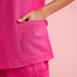 Biz Care The Pink V Neck Scrub Top | Ladies Scrubs