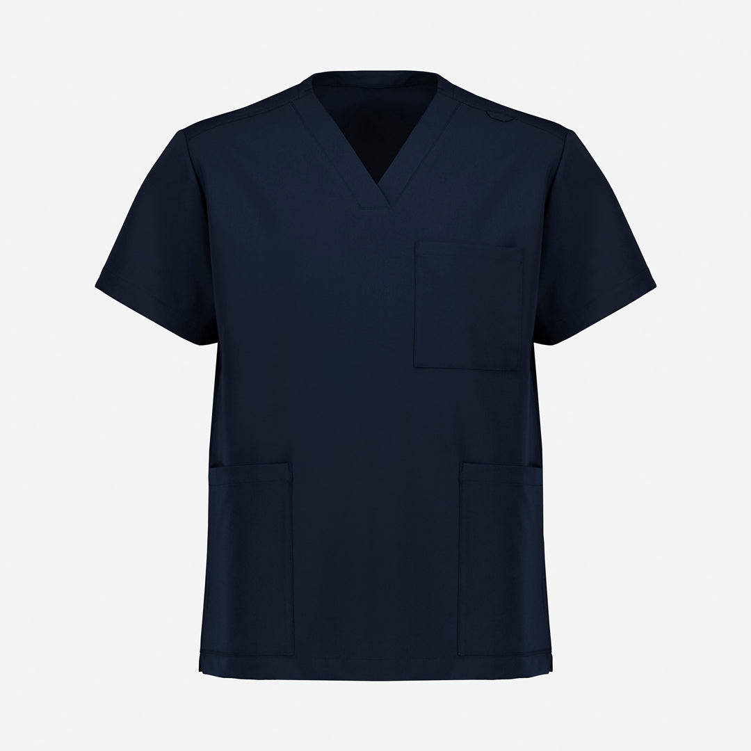 Biz Care The Pulse V Neck Scrub Top | Mens Midnight Scrubs