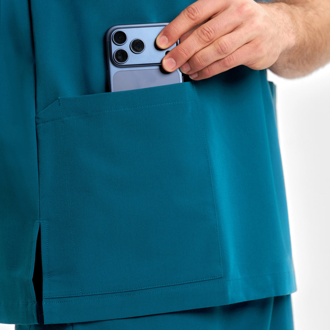 Biz Care The Pulse V Neck Scrub Top | Mens Scrubs