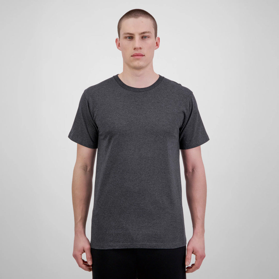 Goodmates The Basis Tee | Short Sleeve | Mens Charcoal Marle Shirts & Tops