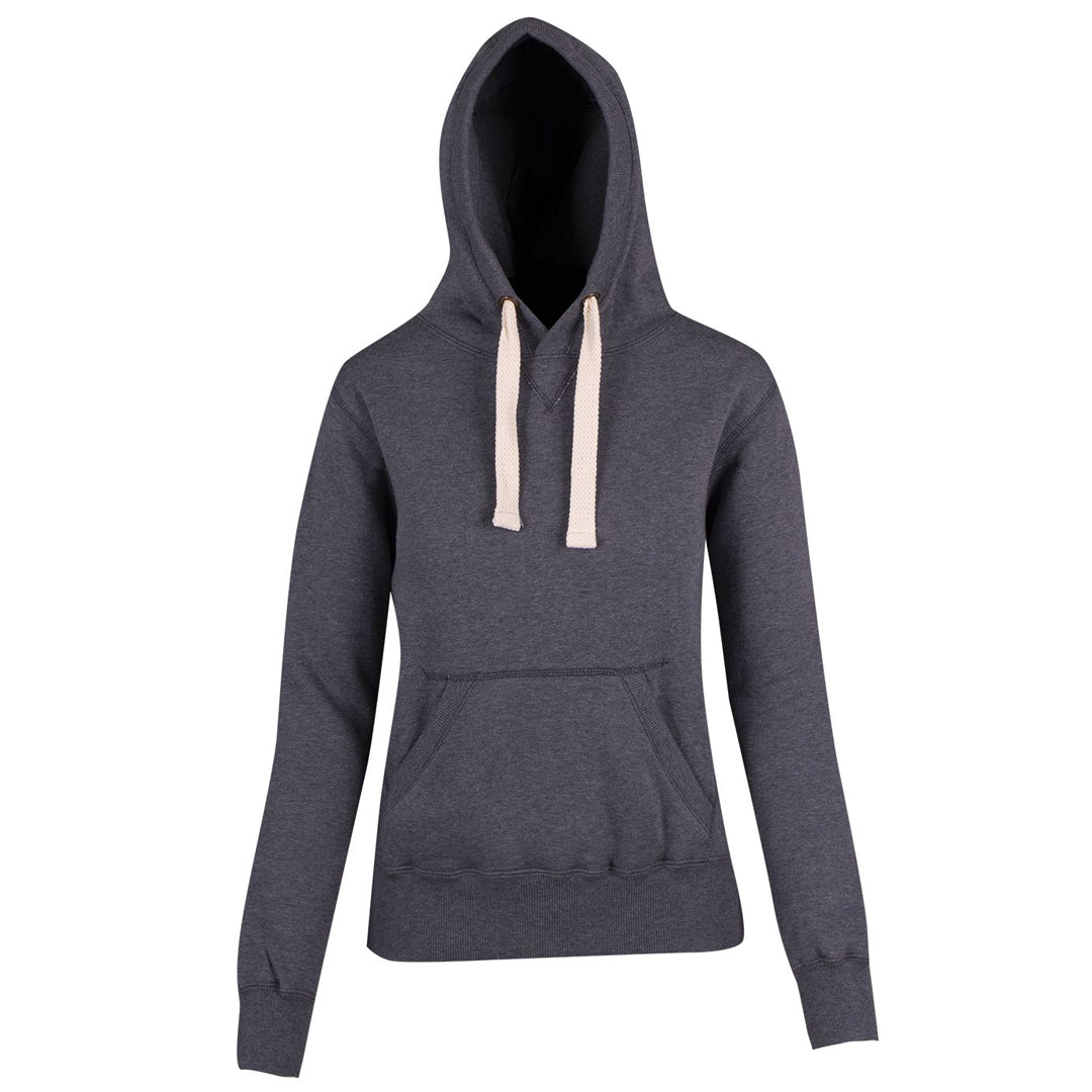 Ramo The Brushed Heavy Fleece Pull On Hoodie | Ladies Charcoal Marle Hoodie
