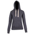Ramo The Brushed Heavy Fleece Pull On Hoodie | Ladies Charcoal Marle Hoodie