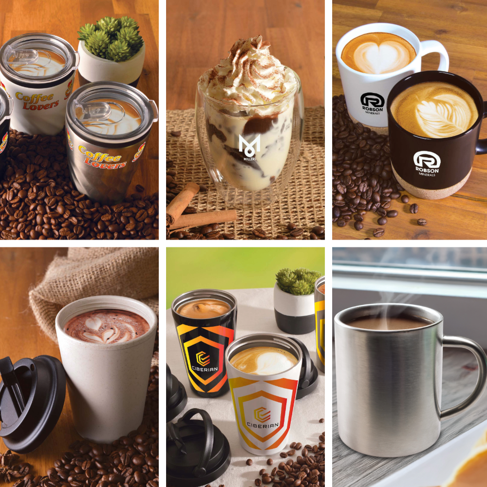 Logo Line Coffee Mugs | Custom Printed Promotional Products