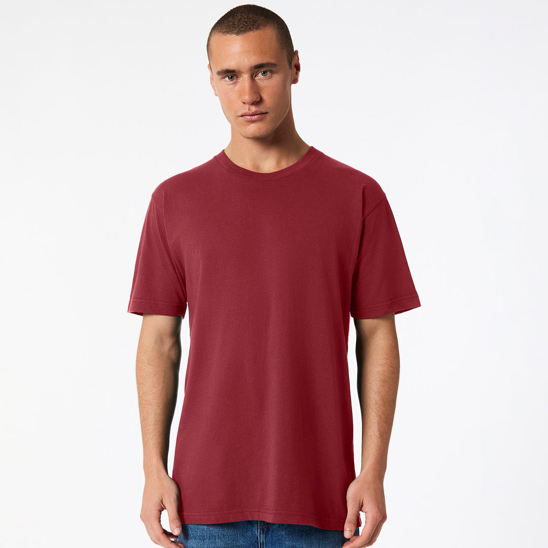 American Apparel The Fine Jersey Tee | Adults Cranberry Shirts & Tops