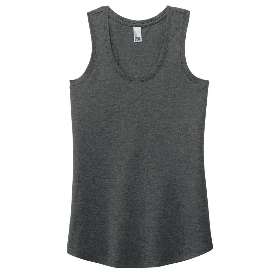 District The Racer Back Tank | Ladies Black Marle Shirts & Tops