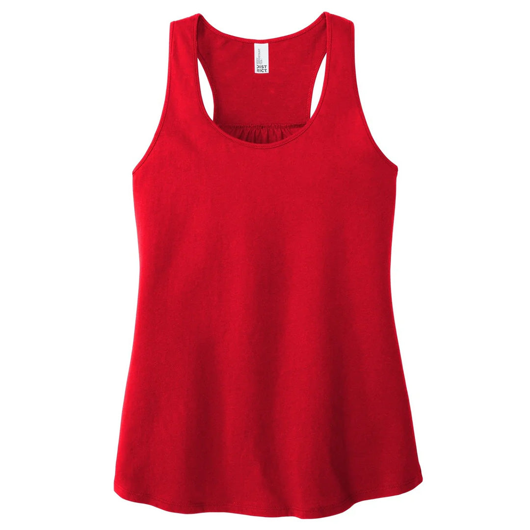 District The Gathered Back Tank | Ladies Red Shirts & Tops