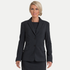 Corporate Comfort The Dianna 2 Button Jacket | Wool Blend Black Suits
