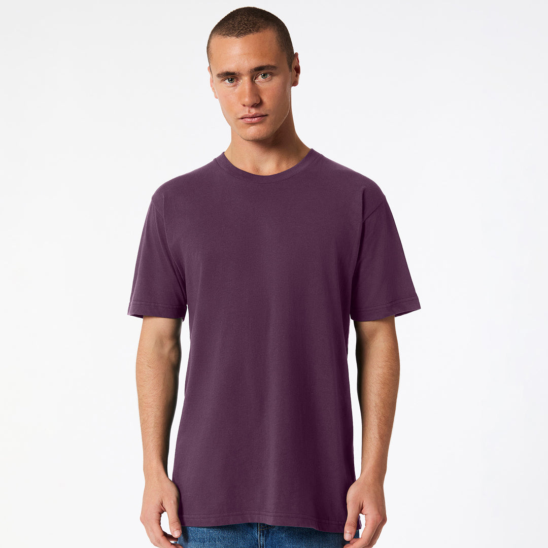 American Apparel The Fine Jersey Tee | Adults Eggplant Shirts & Tops