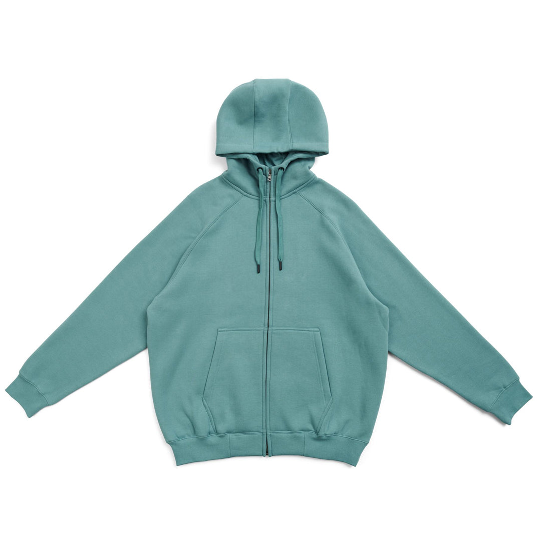 Ramo The Cotton Care Zip Through Hoodie | Mens Slate Gr Outerwear