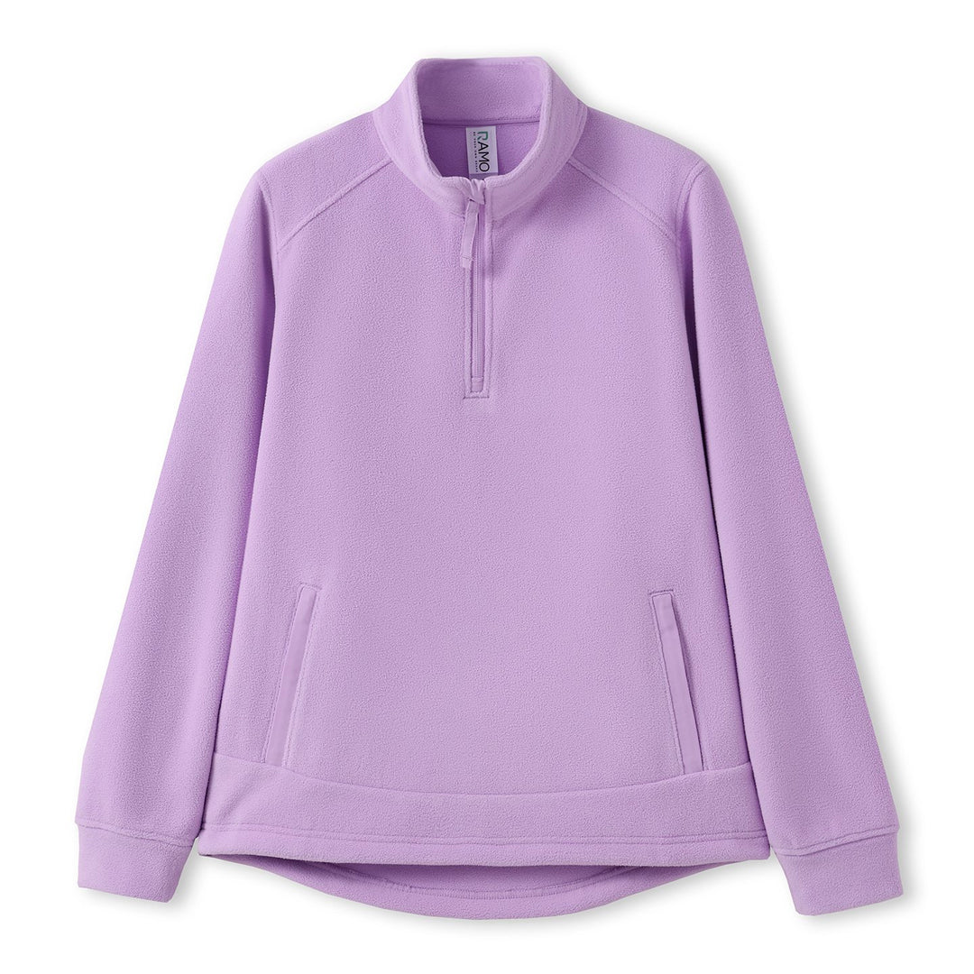 Ramo The Polar Fleece Zip Top | Ladies Lavender Outerwear