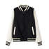 Ramo The Wool Blend Varsity Jacket | Ladies Black/White Coats & Jackets