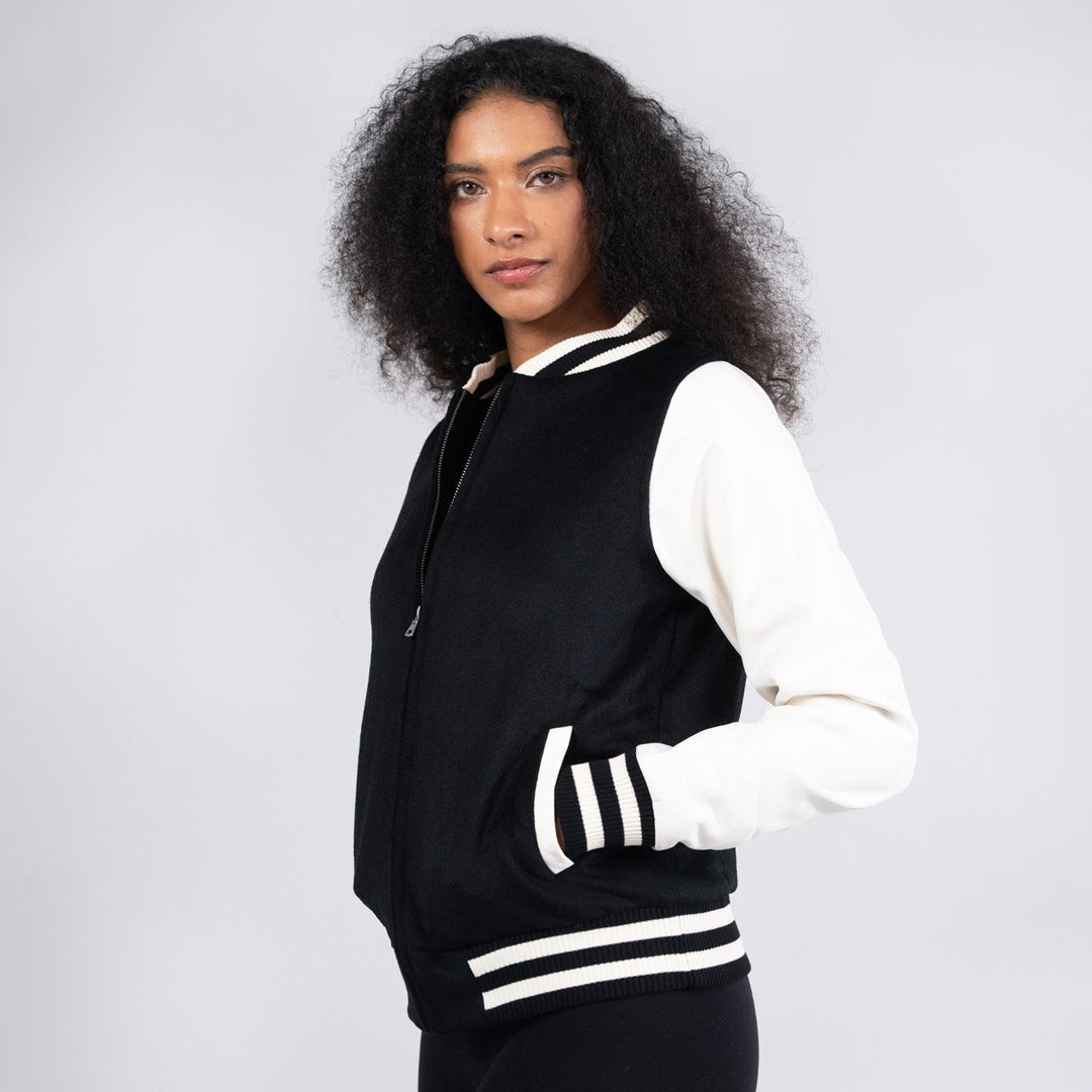 Ramo The Wool Blend Varsity Jacket | Ladies Coats & Jackets