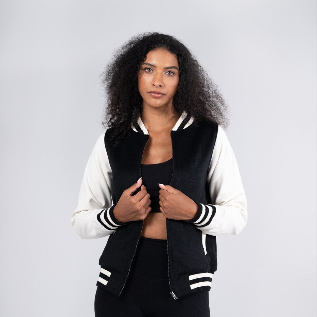 Ramo The Wool Blend Varsity Jacket | Ladies Coats & Jackets