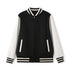 Ramo The Wool Blend Varsity Jacket | Mens Black/White Coats & Jackets