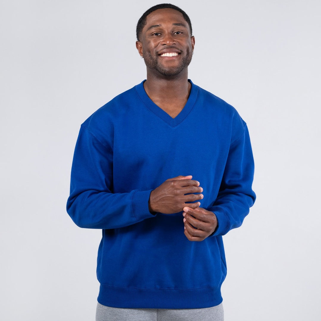 Ramo The V Neck Fleece Jumper | Mens Outerwear