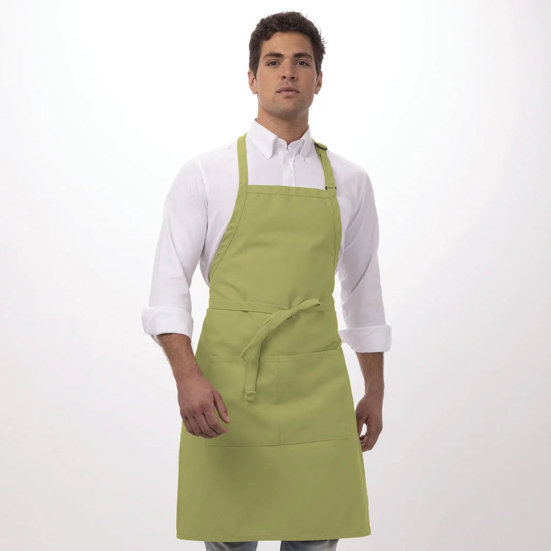 Chef Works The Chef Works Bib Apron Lime Aprons
