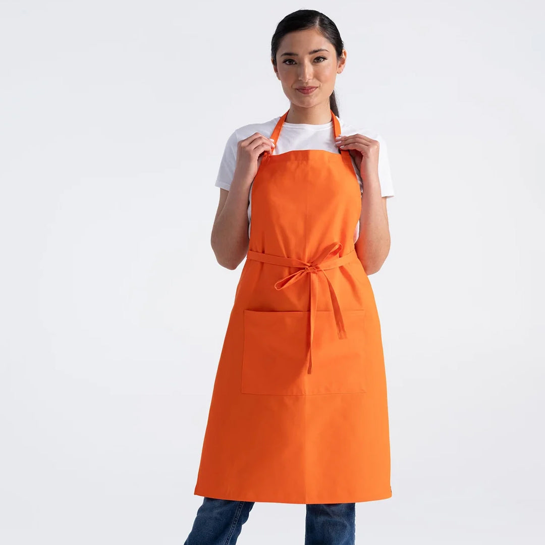 Chef Works The Chef Works Bib Apron Tangerine Aprons