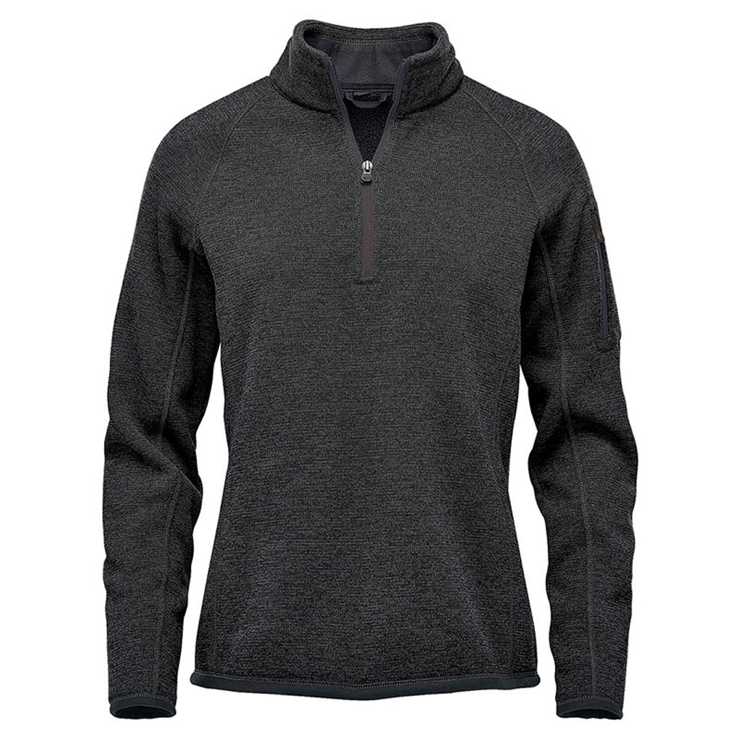 Stormtech The Avalanche 1/4 Zip Jumper | Ladies Black Shirts & Tops
