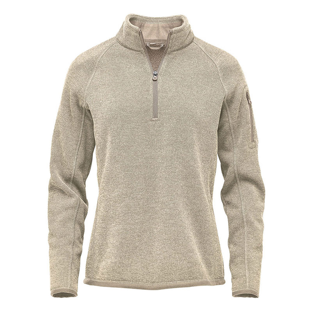 Stormtech The Avalanche 1/4 Zip Jumper | Ladies Oatmeal Shirts & Tops