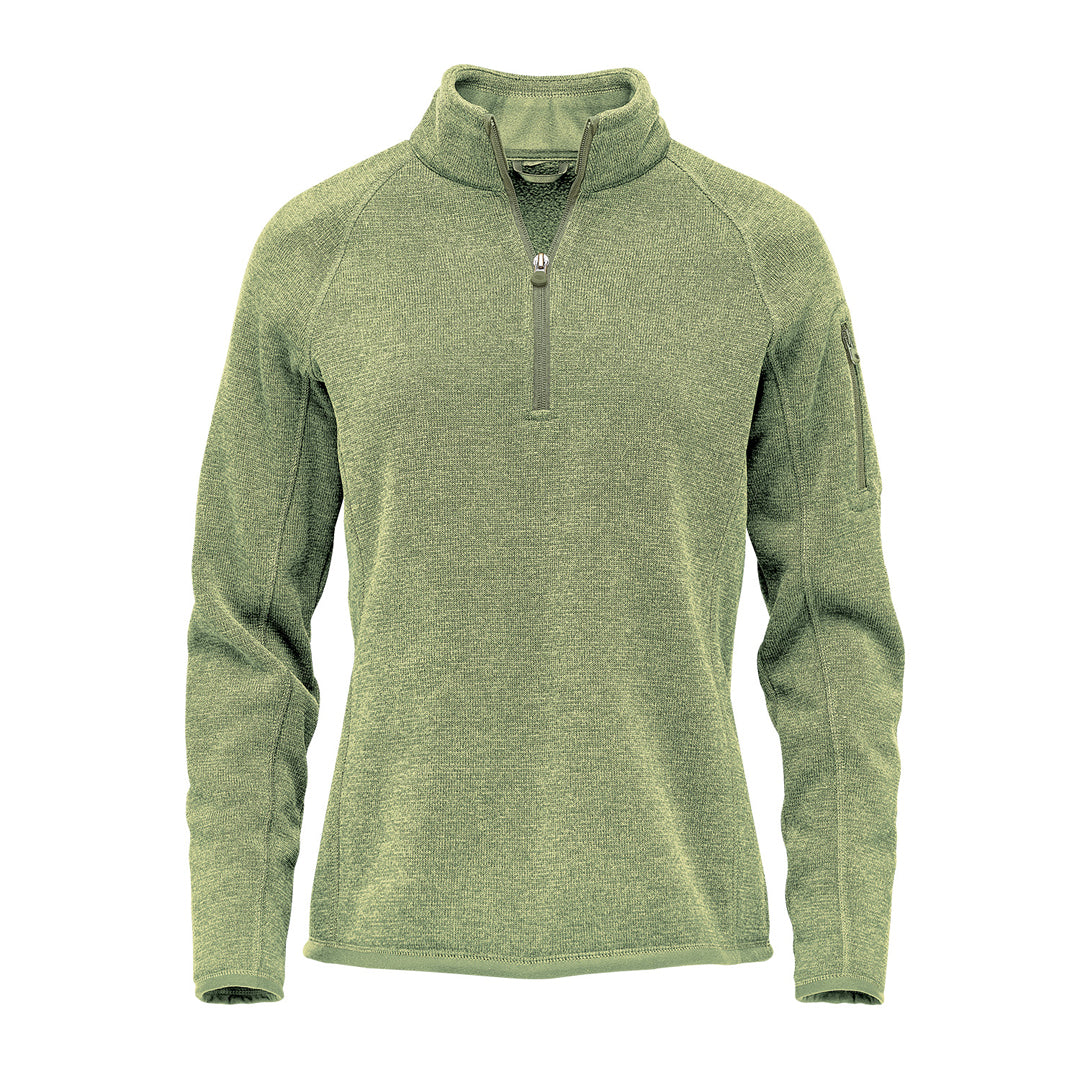 Stormtech The Avalanche 1/4 Zip Jumper | Ladies Sage Shirts & Tops