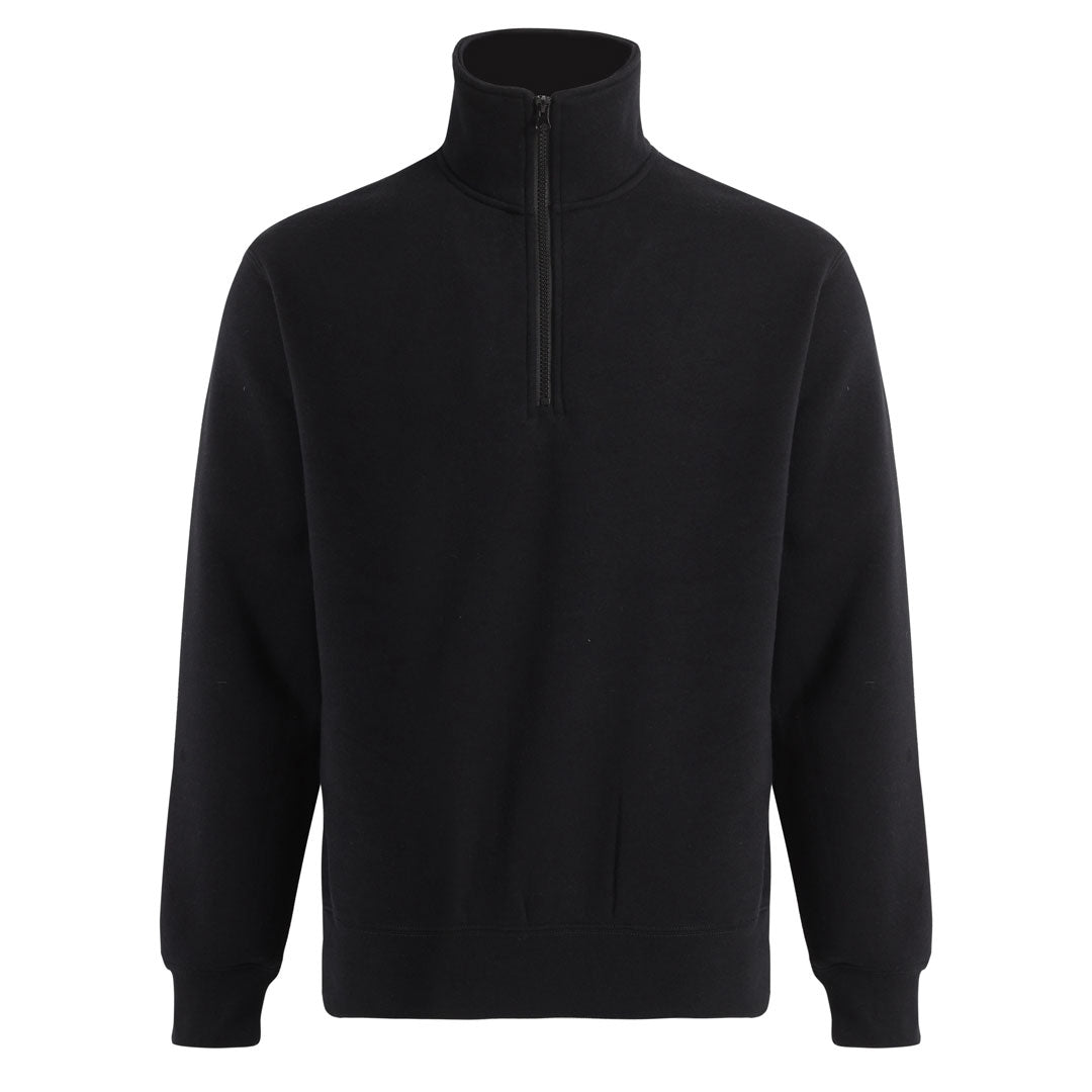 Winning Spirit The Falcon Half Zip Jumper | Youth Black Outerwear