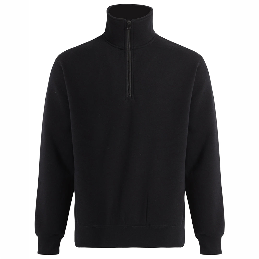 Winning Spirit The Falcon Half-Zip Jumper | Adults Black Outerwear