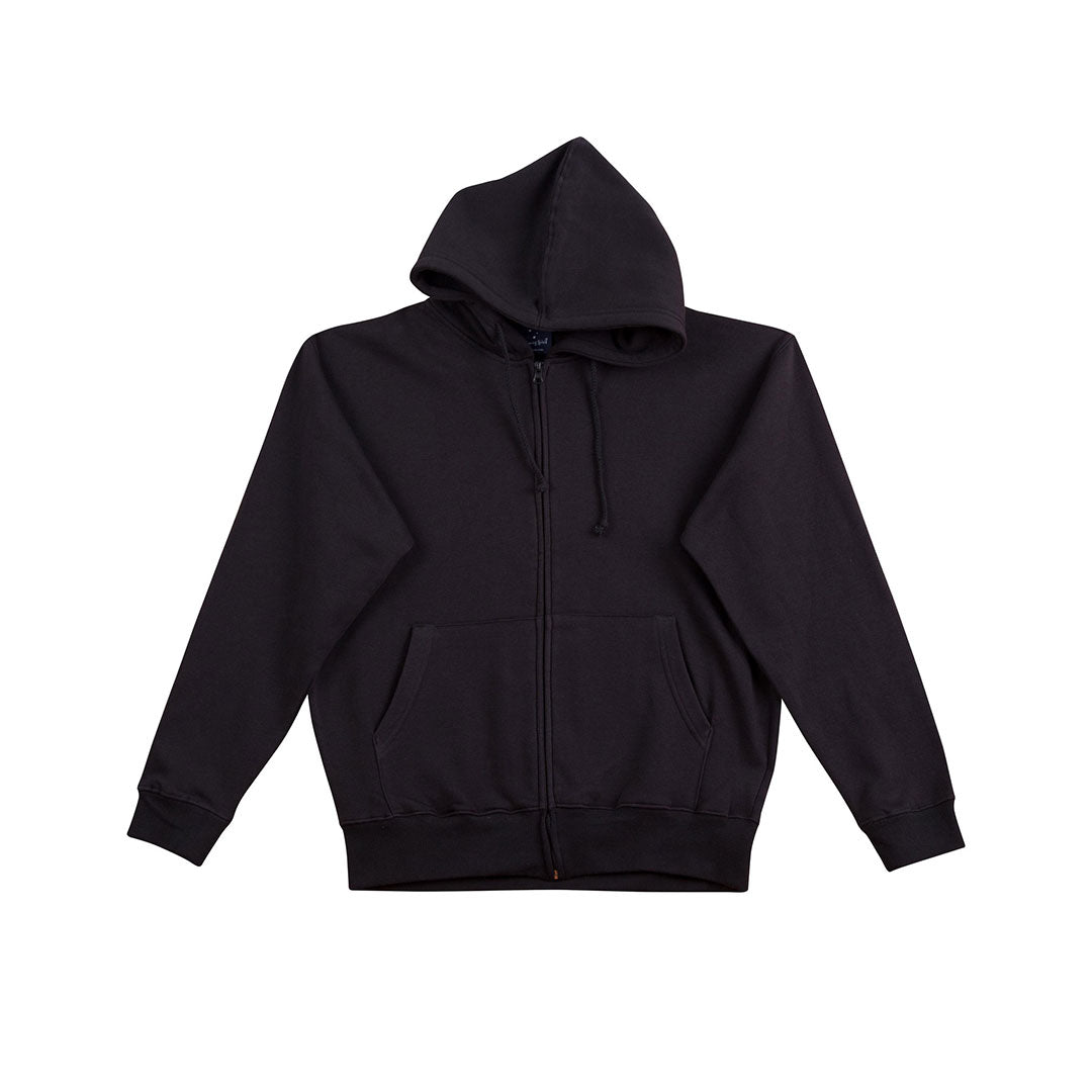 Winning Spirit The Double Bay Full Zip Hoodie | Mens Black Outerwear