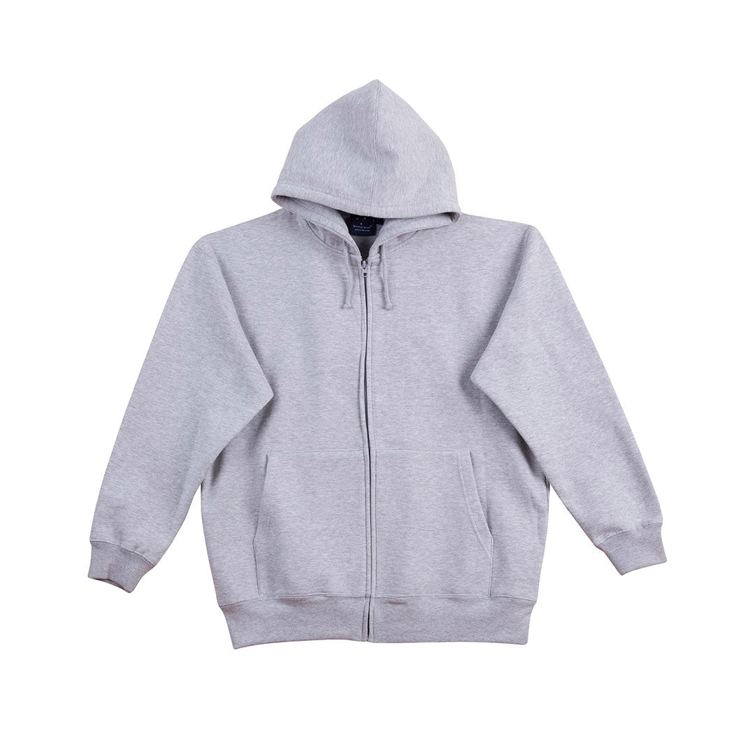 Winning Spirit The Double Bay Full Zip Hoodie | Mens Grey Outerwear