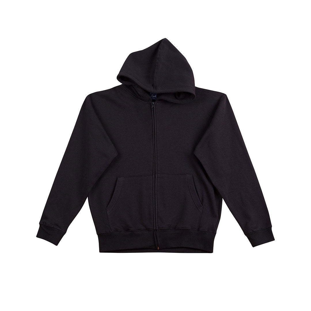 Winning Spirit The Double Bay Full Zip Hoodie | Kids Black Outerwear