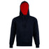Winning Spirit The Passion Contrast Hoodie | Adults Navy/Red Outerwear