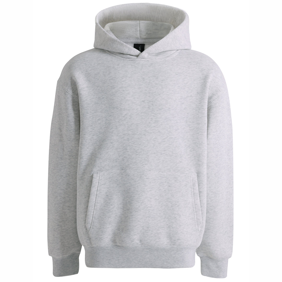 Winning Spirit The Premium Fleece Oversized Hoodie | Adults White Marl Shirts & Tops