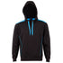 Winning Spirit The Croxton Contrast Hoodie | Adults Black/Aqua Outerwear