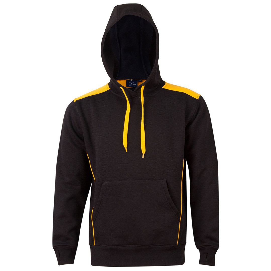 Winning Spirit The Croxton Contrast Hoodie | Adults Black/Gold Outerwear